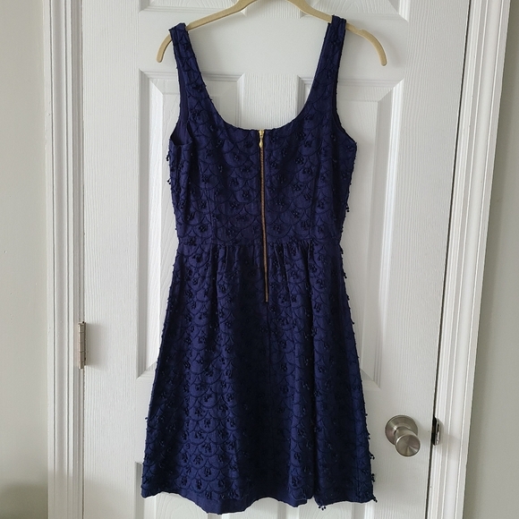 Vineyard Vines Linen Nautical Scalloped Dress - Picture 3 of 5